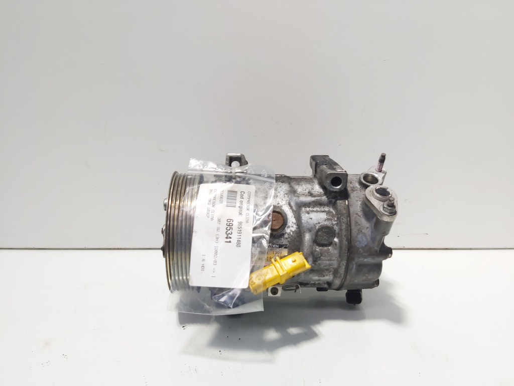 Compresor clima, cod 9651911480, Peugeot 307 SW 1.6 HDI, 9HZ (id:695341)