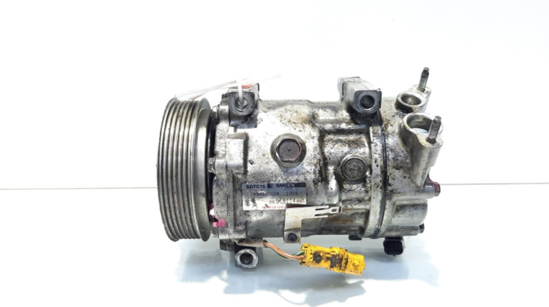 Compresor clima, cod 9651911480, Peugeot 307 SW, 1.6 HDI, 9HZ (id:589776)