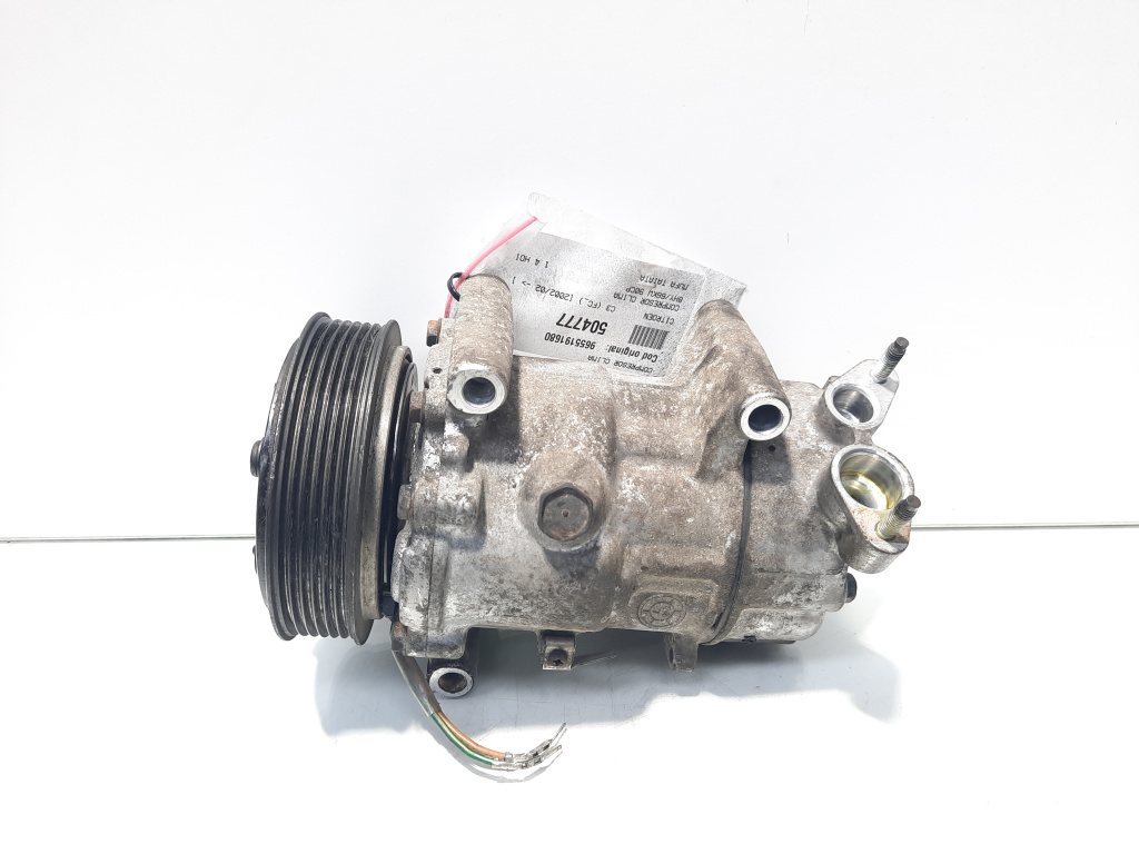 Compresor clima, cod 9655191680, Citroen C3 (I) 1.4 HDI, 8HY (id:504777)