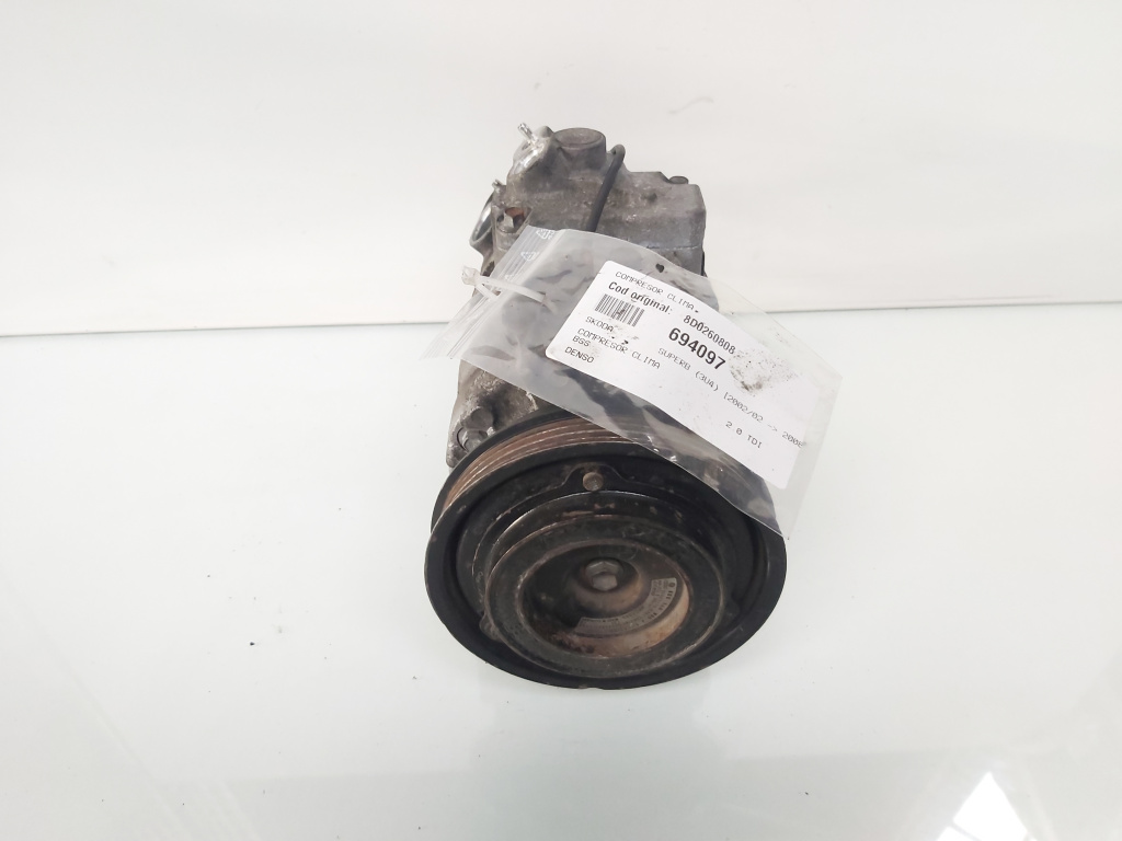 Compresor clima Denso, cod 8D0260808, Skoda Superb I (3U4), 2.0 TDI, BSS (id:694097)