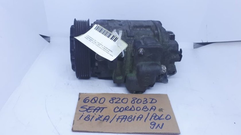 Compresor clima denso Vw Polo 9N 2001-2008 1.4 / 1.9 tdi cod: 6Q0820803D