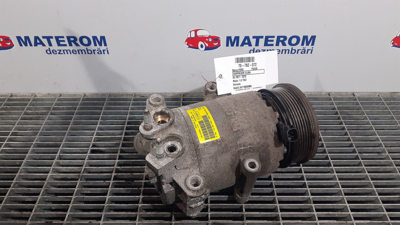 COMPRESOR CLIMA FORD FOCUS FOCUS 1.6 TDCI - (2011 2015)