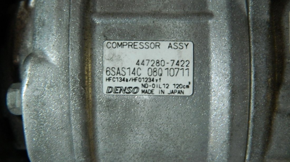 Compresor clima Mercedes A-Class W176 cod: 447280-7422 model 2012