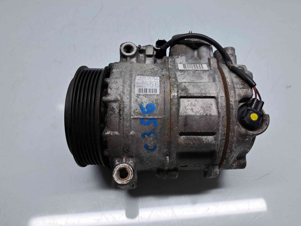 Compresor clima Mercedes Clasa C (W203) [Fabr 2000-2007] A0012305611 2.2 CDI 646966 110KW / 150CP
