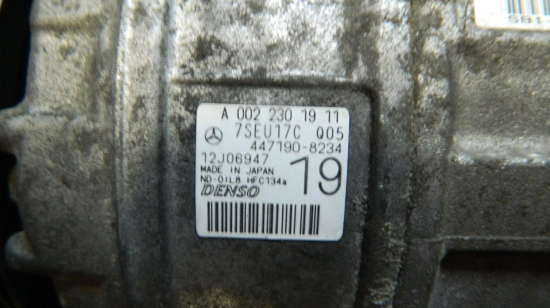 Compresor clima Mercedes Sprinter 313 cod: A0022301911 / 4471190-8234 model 2007