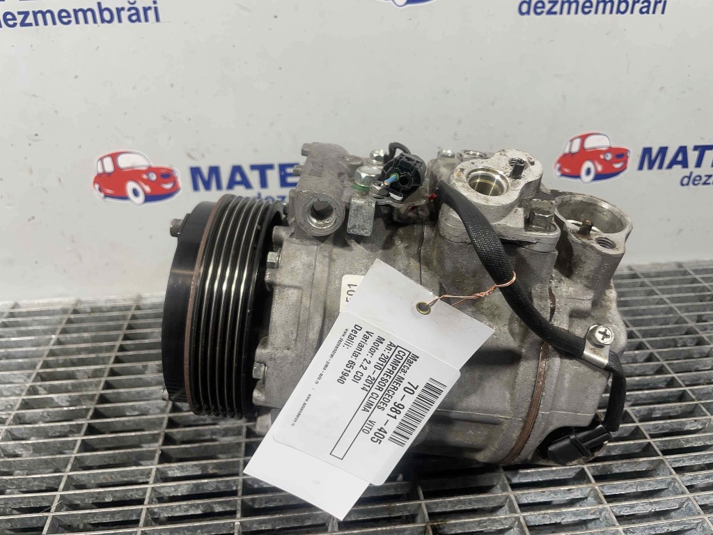 COMPRESOR CLIMA MERCEDES VITO 2.2 CDI - (2010 2014)