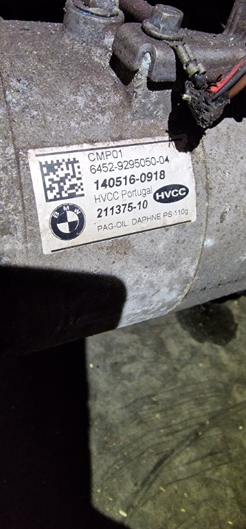 Compresor Clima Mini Cooper 1.5D BMW x1 X2 B37C15 cod 211375-10