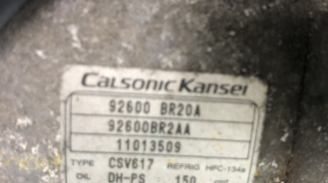 Compresor clima Nissan Qashqai+2 2.0 4x4 Manual, 141cp sedan 2011 (92600BR20A)