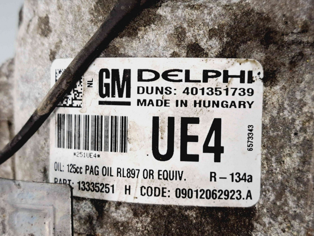 Compresor clima Opel Meriva B [Fabr 2010-prezent] 13335251 1.7 CDTI A17DTS 1.7 CDTI A17DTS 80KW / 109CP