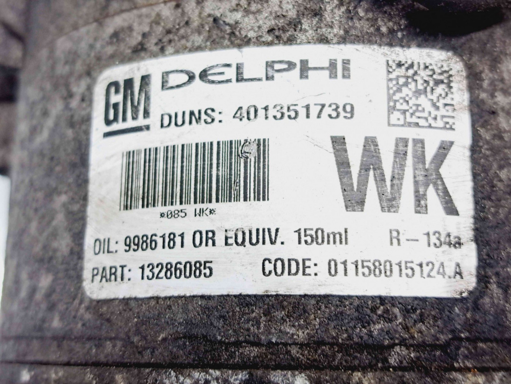 Compresor clima Opel Zafira B (A05) [Fabr 2006-2011] 401351739 1.6 Benz Z16XEP 1.6 Benz Z16XEP 77KW / 105CP