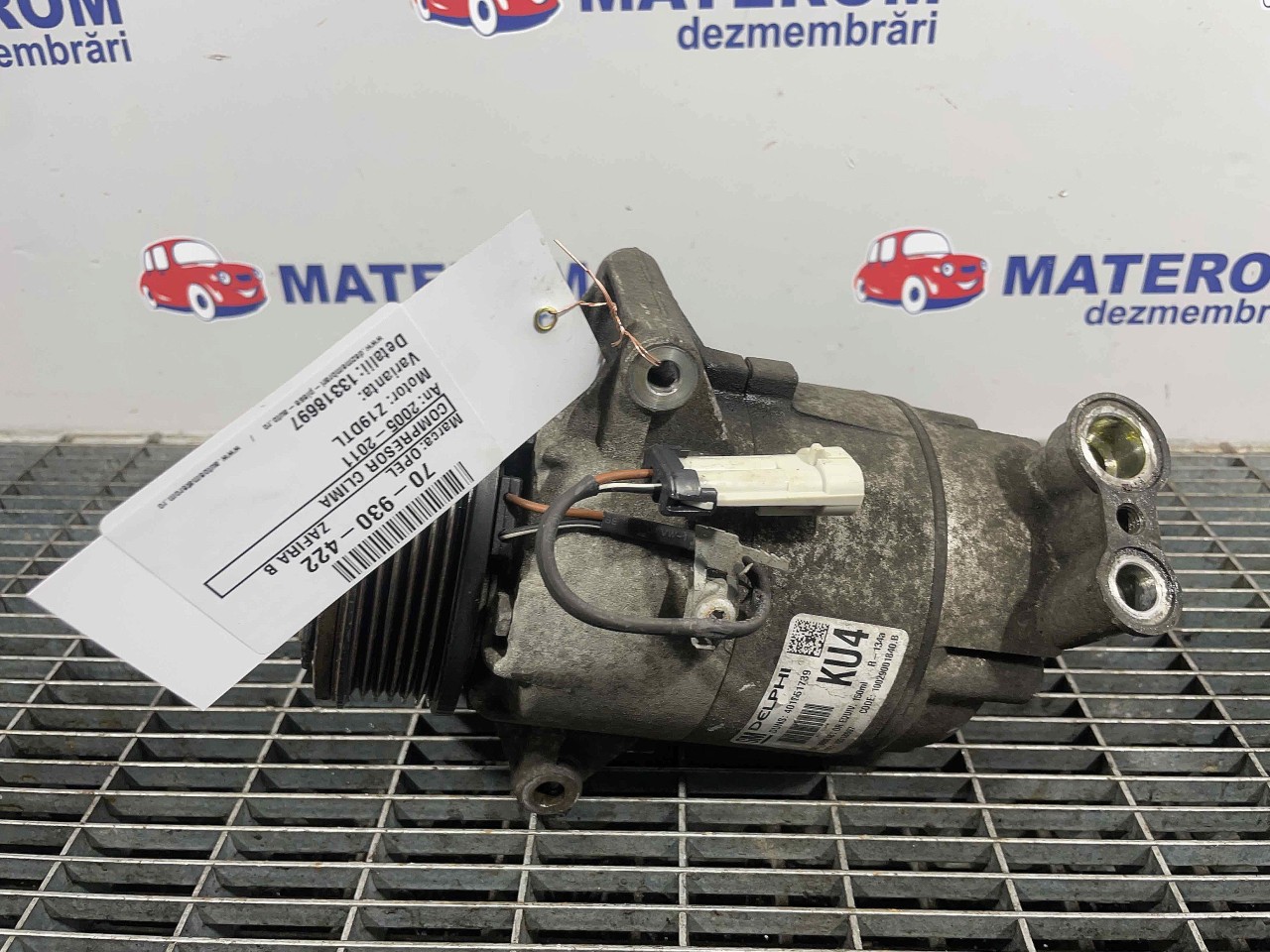 COMPRESOR CLIMA OPEL ZAFIRA B Z19DTL - (2005 2011)