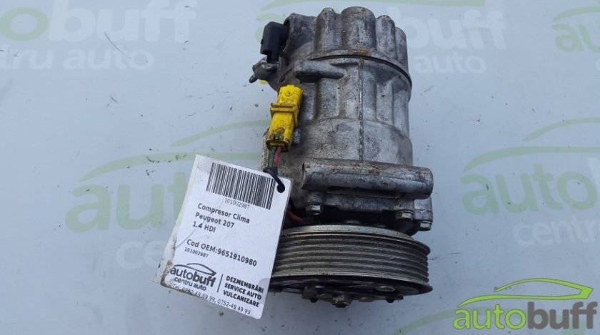 Compresor Clima Peugeot 207 1.4 HDI 9651910980