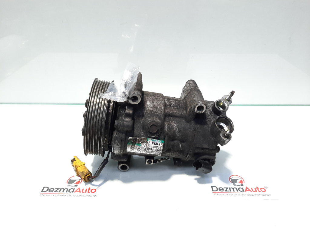 Compresor clima, Peugeot 307 [Fabr 2000-2008] 1.6 hdi, 9HX, 9651910980 (id:435990)