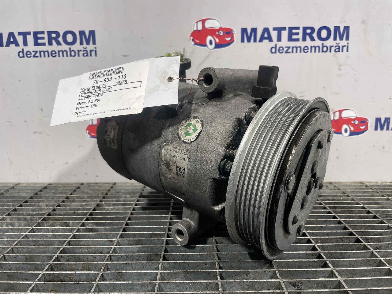 COMPRESOR CLIMA PEUGEOT BOXER 2.2 HDI - 