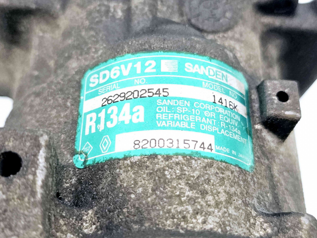 Compresor clima Renault Megane 2 [Fabr 2002-2008] 8200315744 1.5 DCI K9K706 60KW / 81CP