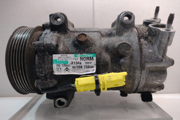 Compresor Clima SANDEN 9659875880 Peugeot 308 T7 [2007 - 2011] Hatchback 3-usi 1.6 HDi MT (110 hp)