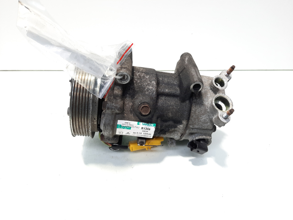 Compresor clima Sanden, cod 9651910980, Citroen C4 (I) 1.6 HDI, 9HX (id:589870)