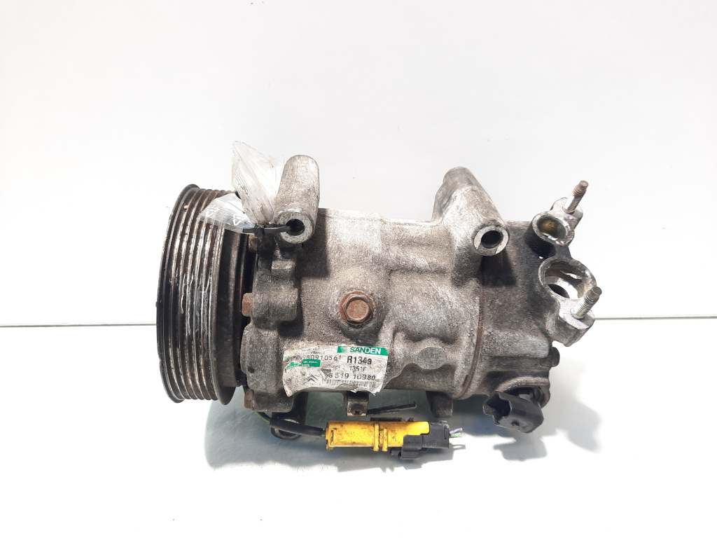 Compresor clima Sanden, cod 9651910980, Peugeot 207 CC (WD), 1.6 HDI, 9HR (idi:507726)