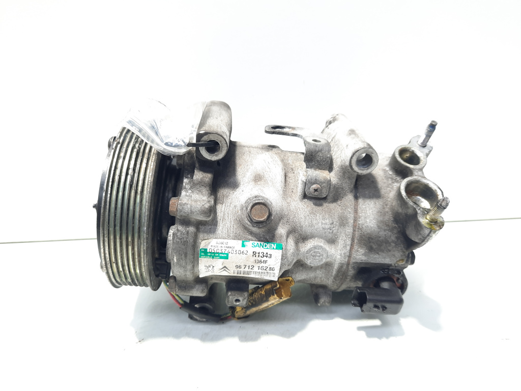 Compresor clima Sanden, cod 9671216280, Peugeot, 1.6 HDI, 9HR (idi:506590)