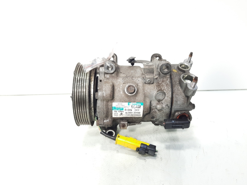 Compresor clima Sanden, cod 9684432480, Citroen C4 (I) coupe, 1.6 HDI, 9HX (pr:110747)