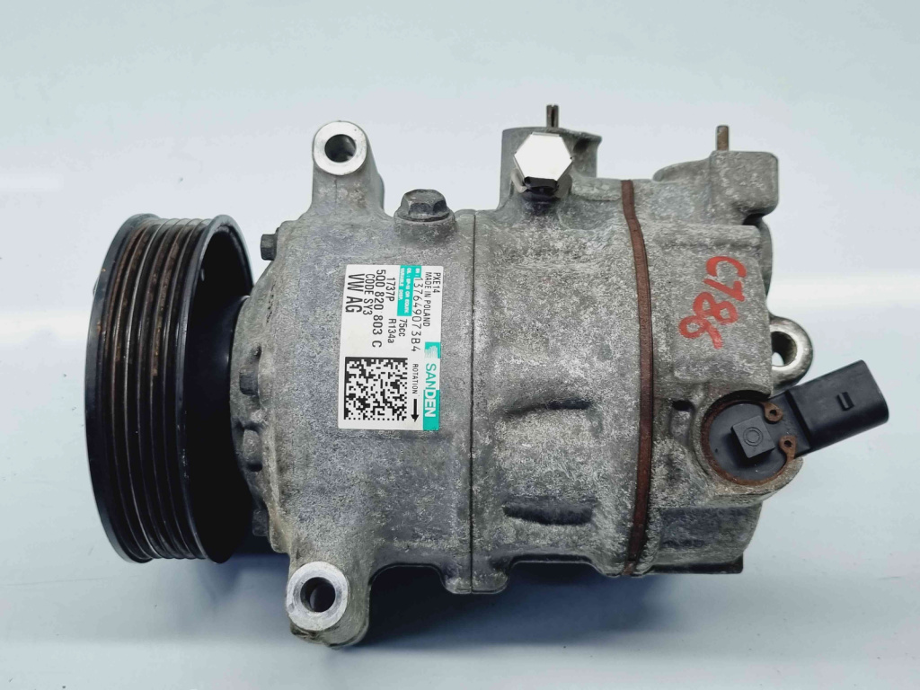 Compresor clima Skoda Fabia 2 (5J, 542) [Fabr 2007-2014] 5Q0820803C 1.6 TDI CLHA77KW / 105CP