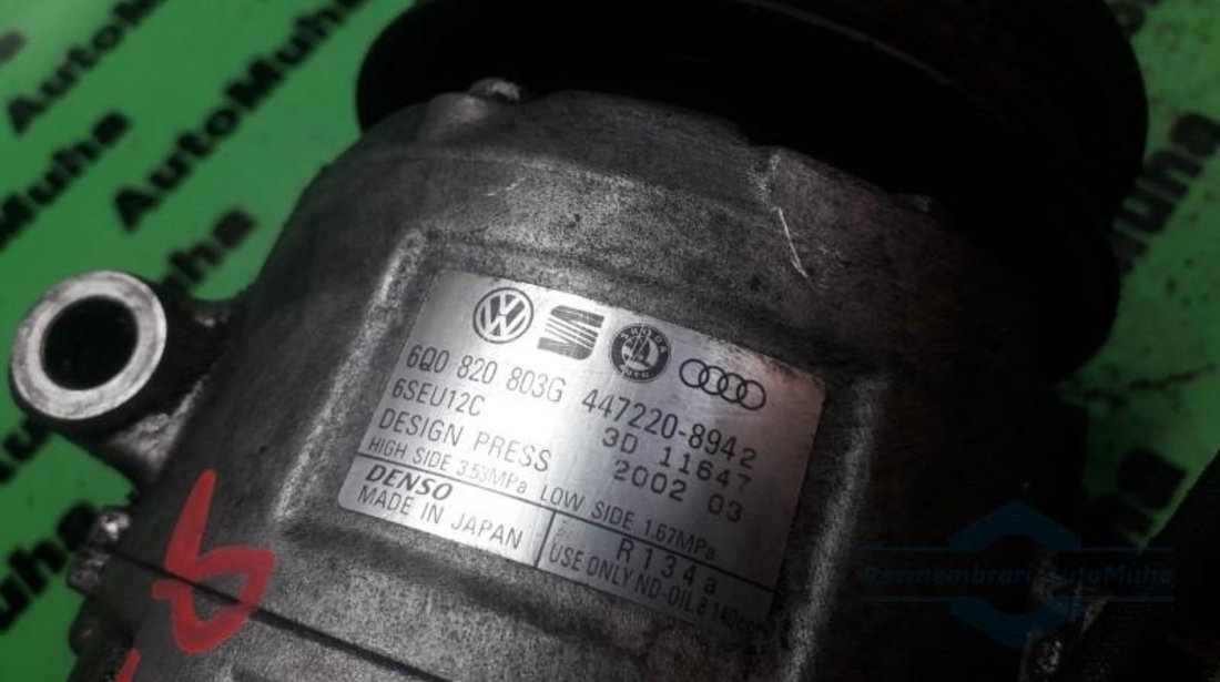 Compresor clima Volkswagen Golf 4 (1997-2005) 6q0820803g