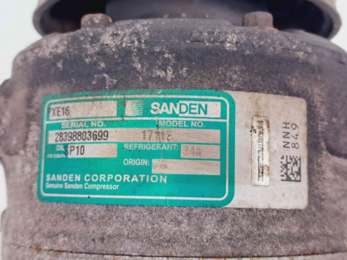 Compresor clima Volkswagen Golf 5 (1K1) [Fabr 2004-2008] OEM PXE16 1.9 TDI BXE 77KW / 105CP 1.9 TDI ...