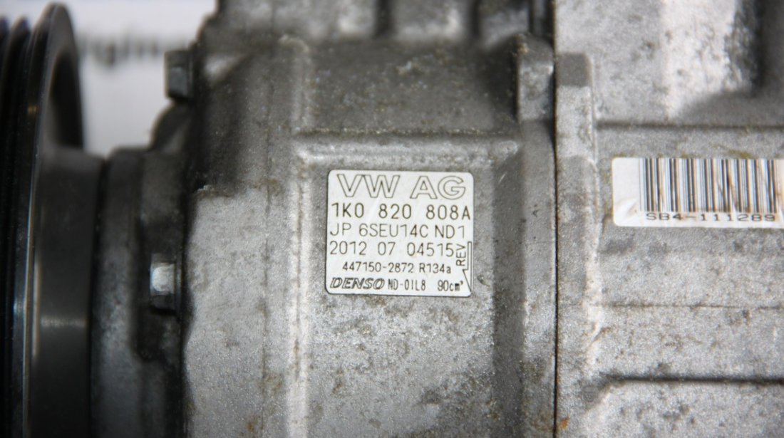 Compresor clima VW Golf 5 1.9 TDI cod: 1K0820803N model 2007