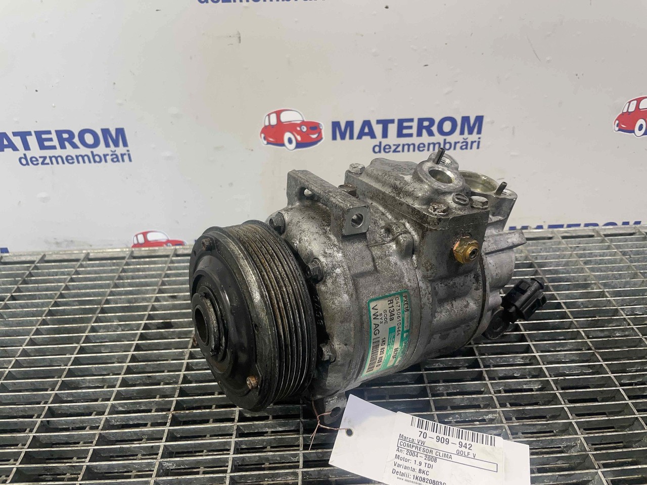 COMPRESOR CLIMA VW GOLF V 1.9 TDI - (2004 2008)