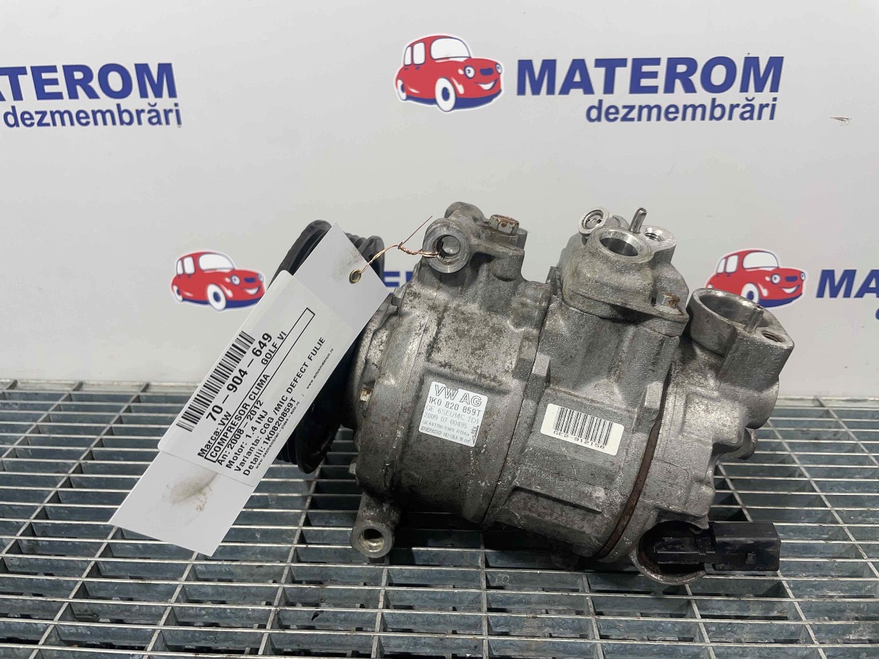 COMPRESOR CLIMA VW GOLF VI GOLF VI 1.4 INJ - (2008 2012)