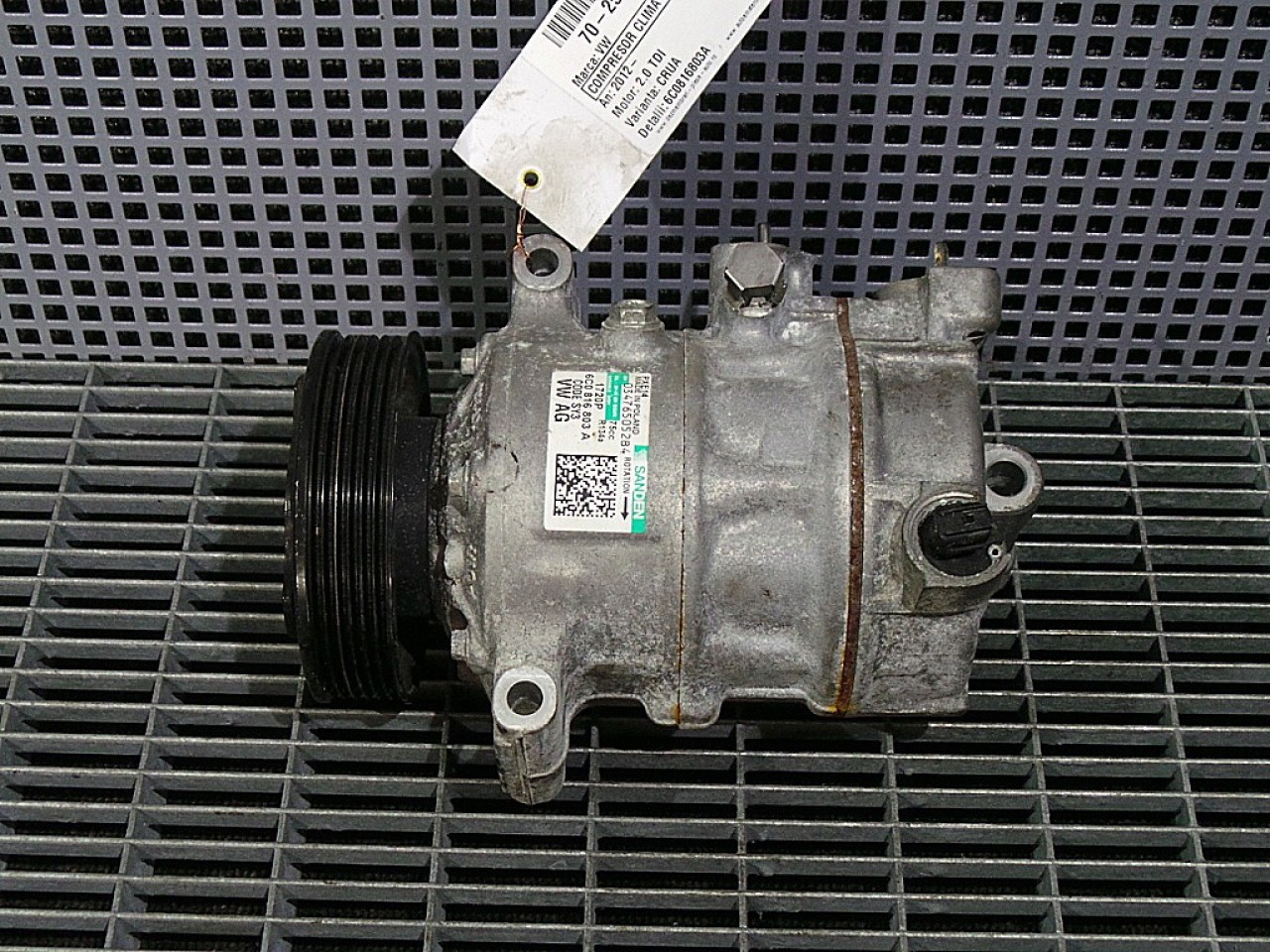 COMPRESOR CLIMA VW GOLF VII 2.0 TDI - (2012 2016)