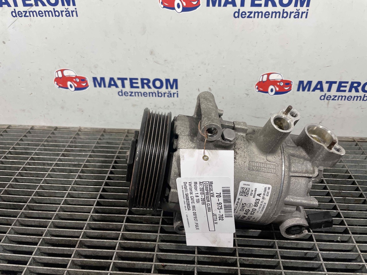 COMPRESOR CLIMA VW JETTA IV 1.6 TDI - (2010 2019)