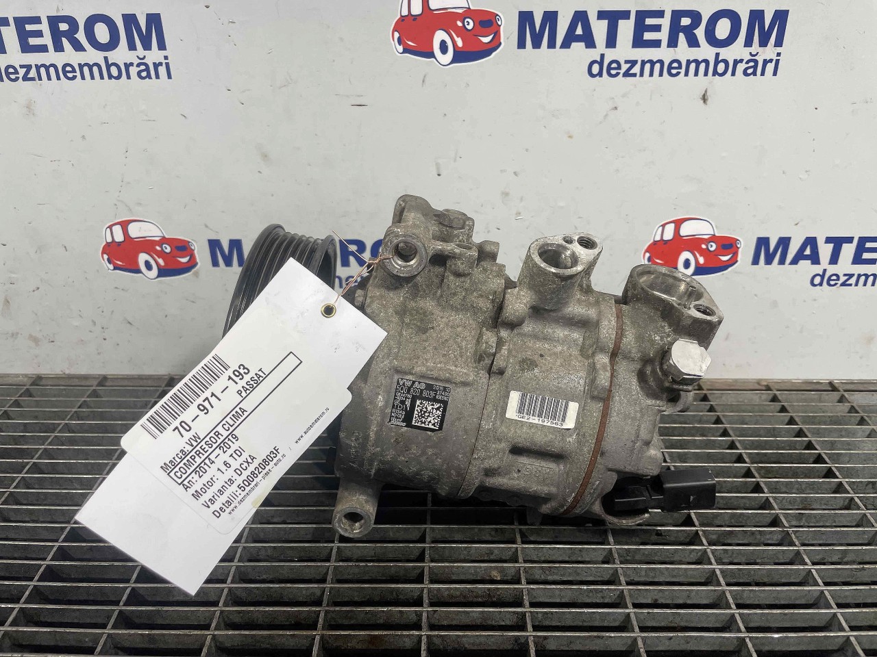COMPRESOR CLIMA VW PASSAT 1.6 TDI - (2014 2019)