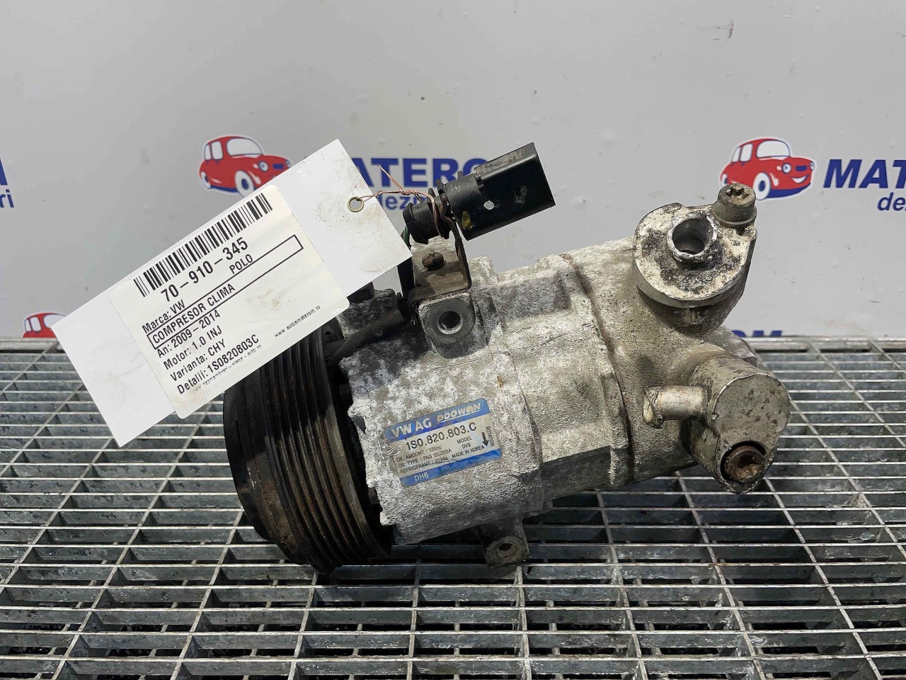 COMPRESOR CLIMA VW POLO POLO 1.0 INJ - (2009 2014)