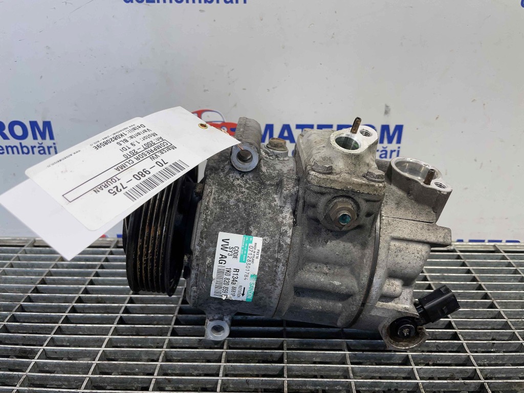COMPRESOR CLIMA VW TOURAN 1.9 TDI - (2007 2010)