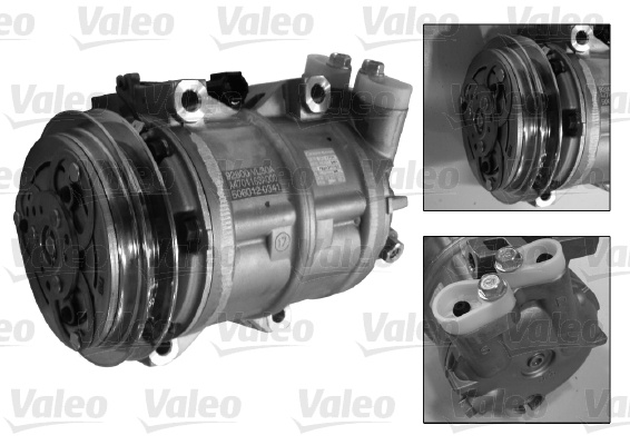 Compresor, climatizare (813109 VALEO) NISSAN