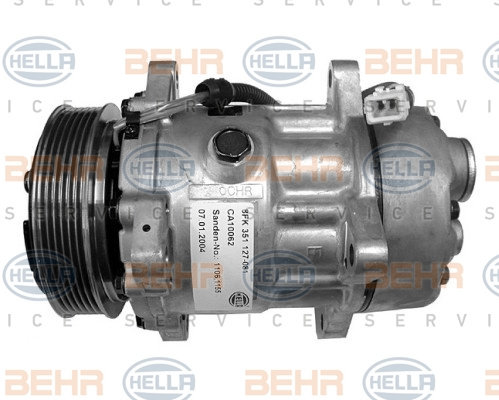 Compresor, climatizare (8FK351127081 HELLA) Citroen,FIAT,LANCIA,PEUGEOT