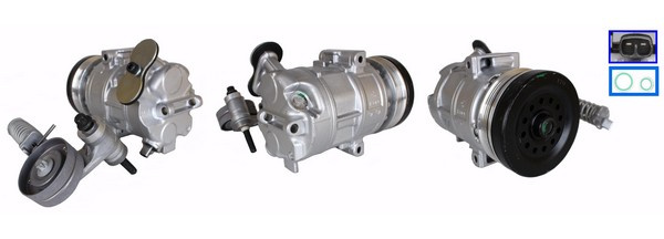 Compresor, climatizare (ACP01308 LUCAS) OPEL,VAUXHALL
