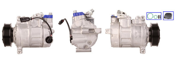 Compresor, climatizare (ACP838 LUCAS) VW