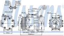 Compresor, climatizare ALFA ROMEO 147 (937) NISSEN...