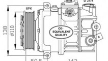 Compresor, climatizare AUDI A3 (8P1) (2003 - 2012)...