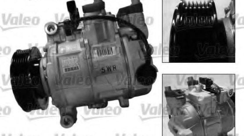 Compresor, climatizare AUDI A4 (8E2, B6) (2000 - 2004) VALEO 813150 piesa NOUA