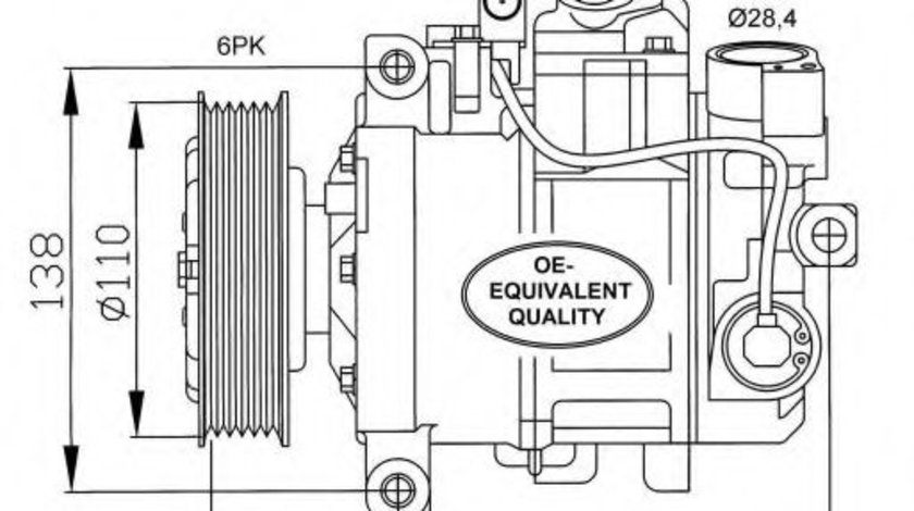 Compresor, climatizare AUDI A4 (8E2, B6) (2000 - 2004) NRF 32229 piesa NOUA