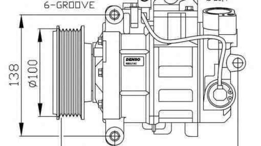 Compresor, climatizare AUDI A4 (8K2, B8) NRF 32263G