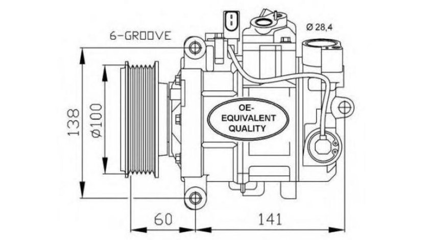 Compresor, climatizare Audi AUDI A8 (4E_) 2002-2010 #2 0300K279