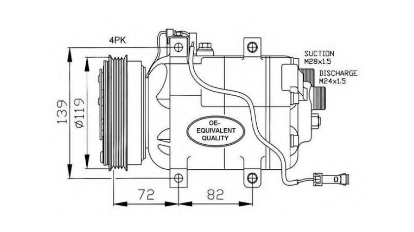 Compresor, climatizare Audi AUDI CABRIOLET (8G7, B4) 1991-2000 #2 0300K177