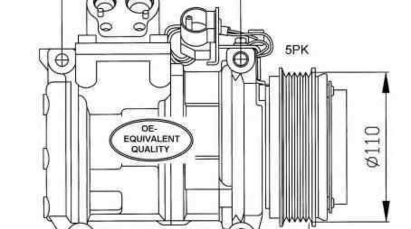 Compresor, climatizare BMW 3 cupe (E36) NRF 32048