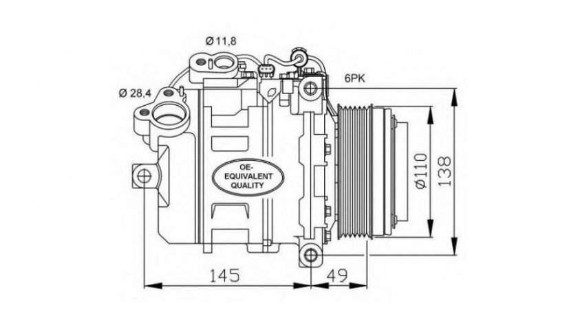 Compresor, climatizare BMW 3 (E90) 2005-2011 #2 0600K387