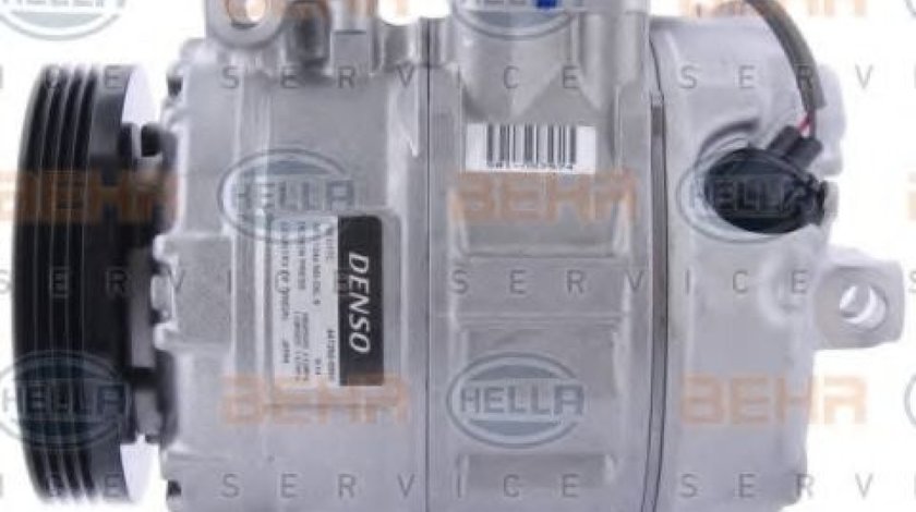 Compresor, climatizare BMW Seria 7 (E65, E66, E67) (2001 - 2009) HELLA 8FK 351 340-491 piesa NOUA