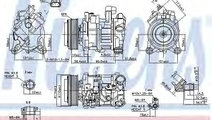 Compresor, climatizare BMW Seria 7 (F01, F02, F03,...